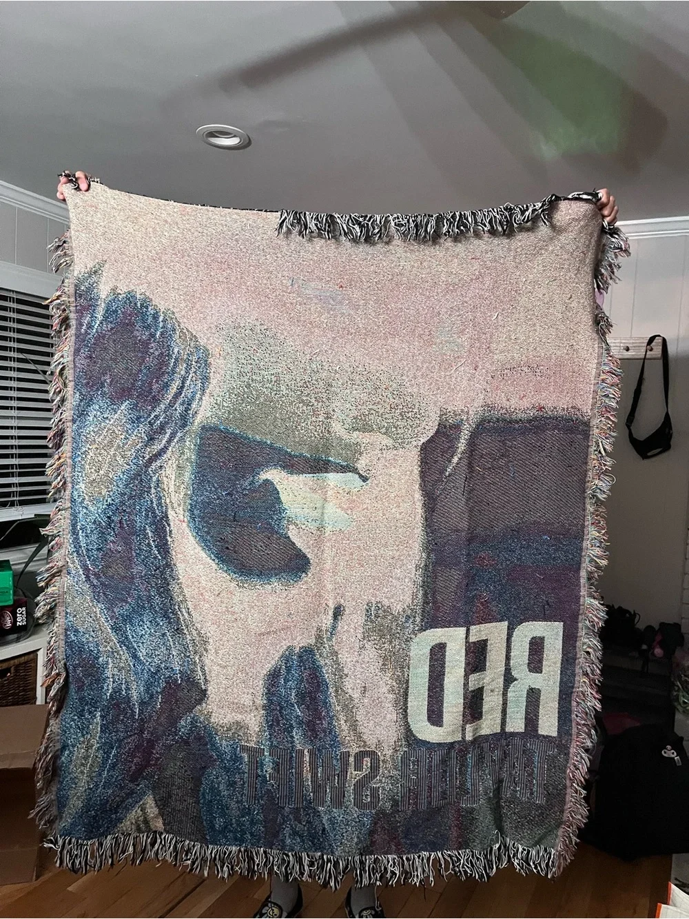 Taylor Swift RED concert merch Throw Blanket limited edition